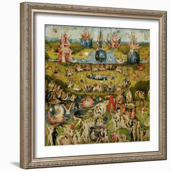 Triptych of the Garden of Earthly Delights, Central Panel-Hieronymus Bosch-Framed Giclee Print