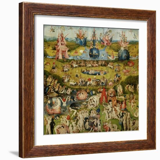 Triptych of the Garden of Earthly Delights, Central Panel-Hieronymus Bosch-Framed Giclee Print