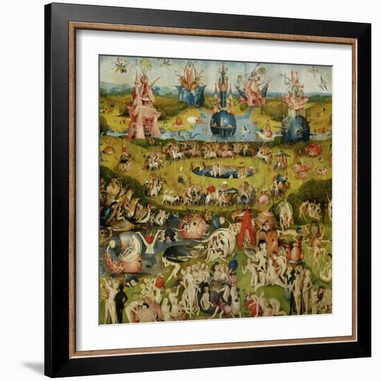 Triptych of the Garden of Earthly Delights, Central Panel-Hieronymus Bosch-Framed Giclee Print