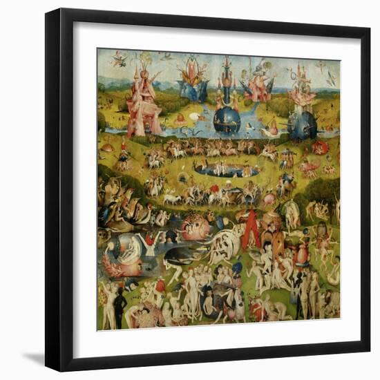 Triptych of the Garden of Earthly Delights, Central Panel-Hieronymus Bosch-Framed Giclee Print