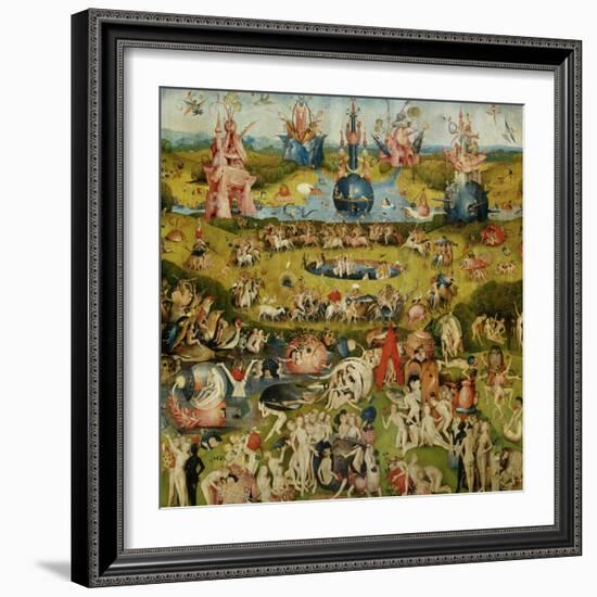 Triptych of the Garden of Earthly Delights, Central Panel-Hieronymus Bosch-Framed Giclee Print