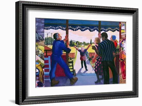 Triptych of the Prodigal Son's Return, 2005-Dinah Roe Kendall-Framed Giclee Print