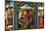 Triptych of the Resurrection with Saint Sebastian (Left Wing) and Ascension of Christ (Right Wing)-Hans Memling-Mounted Giclee Print