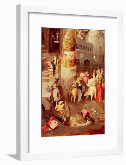 Triptych of the Temptation of St. Anthony, Detail of the Lower Right Hand Side-Hieronymus Bosch-Framed Giclee Print