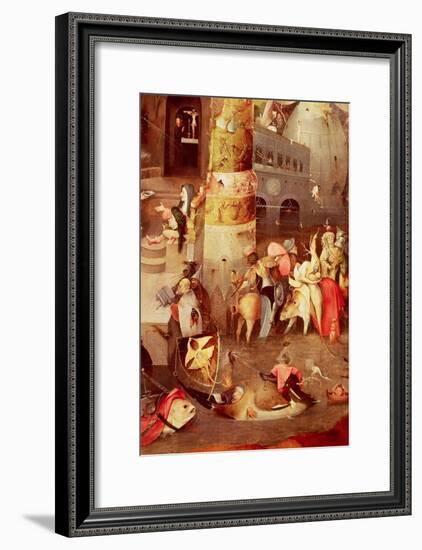 Triptych of the Temptation of St. Anthony, Detail of the Lower Right Hand Side-Hieronymus Bosch-Framed Giclee Print