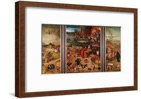 Triptych of the Temptation of St. Anthony-Hieronymus Bosch-Framed Giclee Print