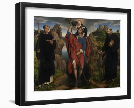 Triptych of Willem Moreel, 1484-Hans Memling-Framed Giclee Print