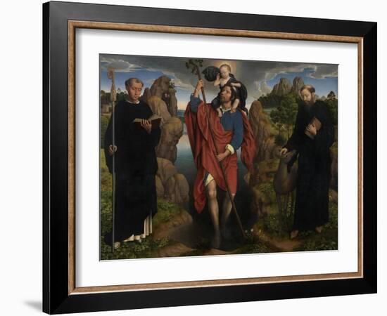 Triptych of Willem Moreel, 1484-Hans Memling-Framed Giclee Print