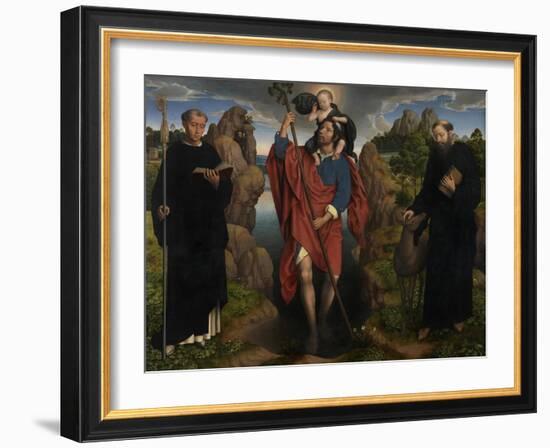 Triptych of Willem Moreel, 1484-Hans Memling-Framed Giclee Print