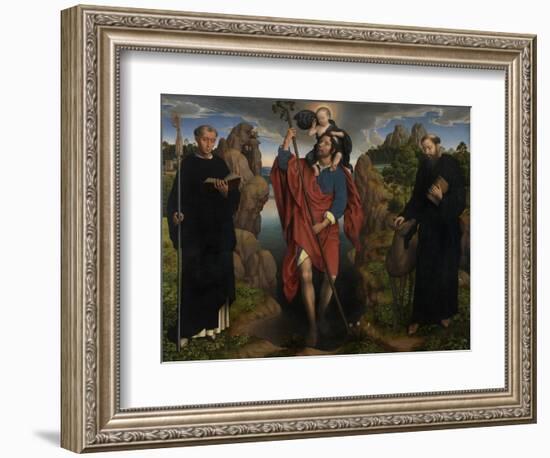 Triptych of Willem Moreel, 1484-Hans Memling-Framed Giclee Print