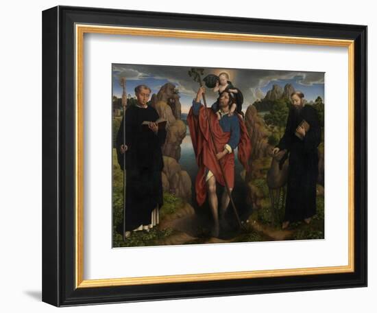 Triptych of Willem Moreel, 1484-Hans Memling-Framed Giclee Print