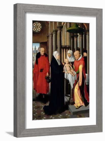 Triptych, Presentation in the Temple-Hans Memling-Framed Giclee Print