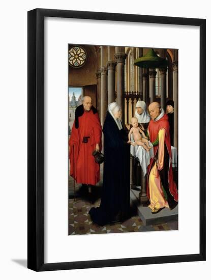 Triptych, Presentation in the Temple-Hans Memling-Framed Giclee Print