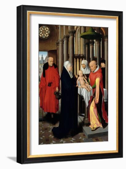 Triptych, Presentation in the Temple-Hans Memling-Framed Giclee Print