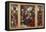 Triptych with Adoration of Magi, 1515-1520-Joos Van Cleve-Framed Premier Image Canvas