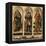 Triptych with St. Anthony Abbot, St. Roch, and St. Catherine of Alexandria-Sandro Botticelli-Framed Premier Image Canvas