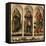 Triptych with St. Anthony Abbot, St. Roch, and St. Catherine of Alexandria-Sandro Botticelli-Framed Premier Image Canvas
