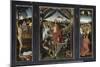 Triptyque de la résurrection (Résurrection, Martyre de Saint Sébastien, l'Ascencion)-Hans Memling-Mounted Giclee Print