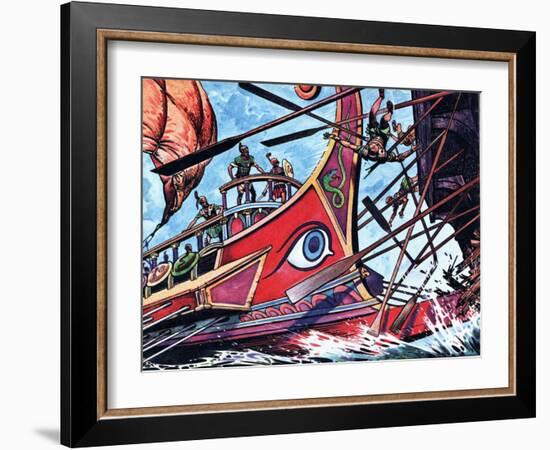 Trireme-Peter Jackson-Framed Giclee Print