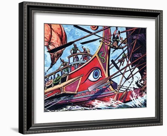 Trireme-Peter Jackson-Framed Giclee Print