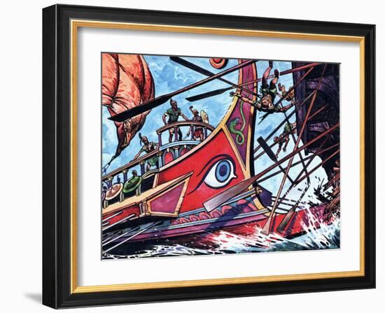 Trireme-Peter Jackson-Framed Giclee Print