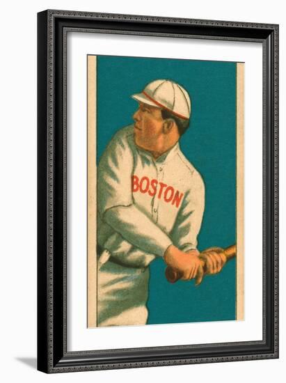 Tris Speaker, 1909 White Borders (T206) Baseball Card Series-null-Framed Art Print