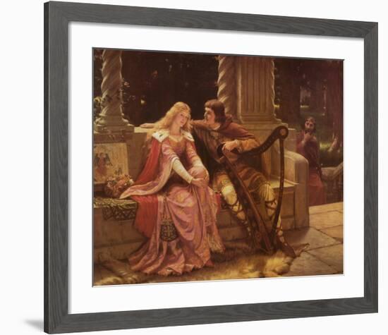 Tristan and Isolde-Edmund Blair Leighton-Framed Art Print