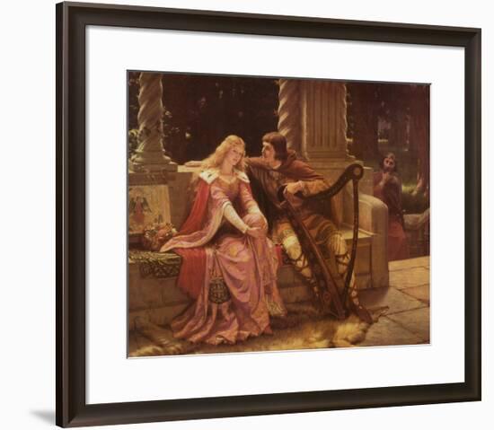 Tristan and Isolde-Edmund Blair Leighton-Framed Art Print