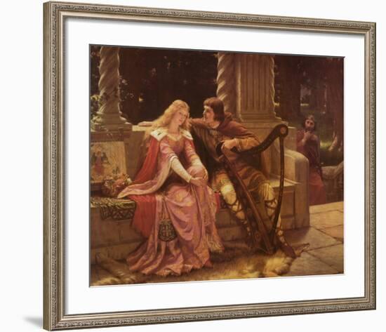 Tristan and Isolde-Edmund Blair Leighton-Framed Art Print