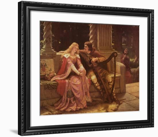 Tristan and Isolde-Edmund Blair Leighton-Framed Art Print