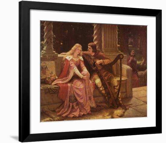 Tristan and Isolde-Edmund Blair Leighton-Framed Art Print