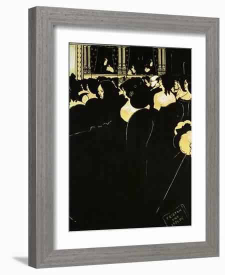 Tristan and Isolde-Aubrey Beardsley-Framed Giclee Print