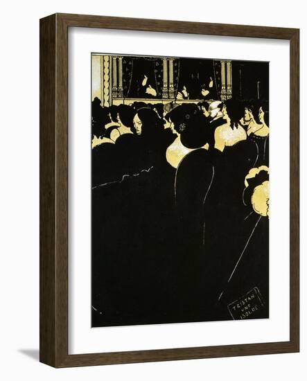 Tristan and Isolde-Aubrey Beardsley-Framed Giclee Print