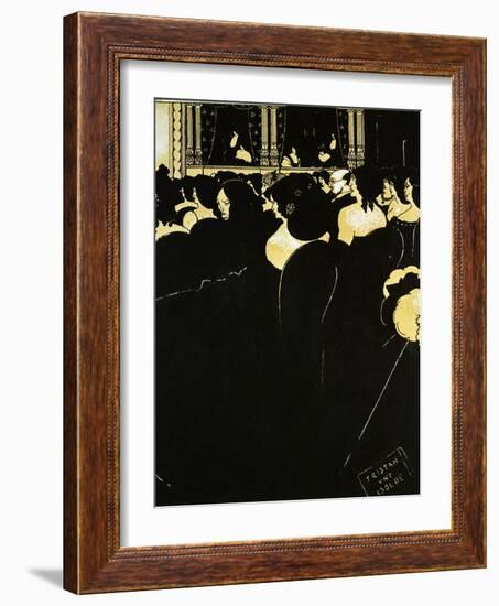 Tristan and Isolde-Aubrey Beardsley-Framed Giclee Print