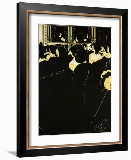 Tristan and Isolde-Aubrey Beardsley-Framed Giclee Print