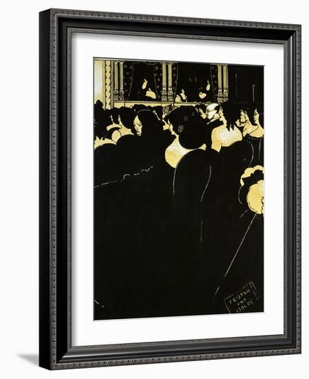 Tristan and Isolde-Aubrey Beardsley-Framed Giclee Print