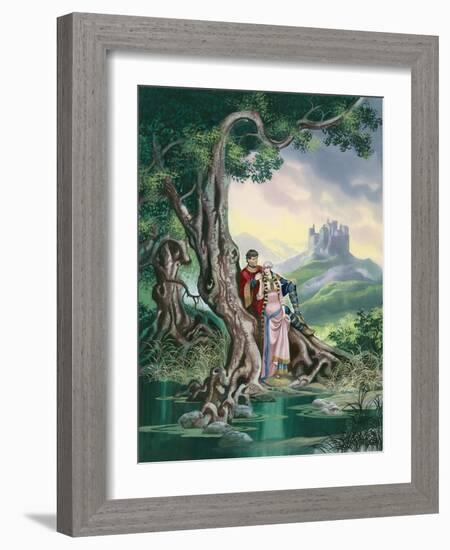 Tristan and Isolde-Ron Embleton-Framed Giclee Print