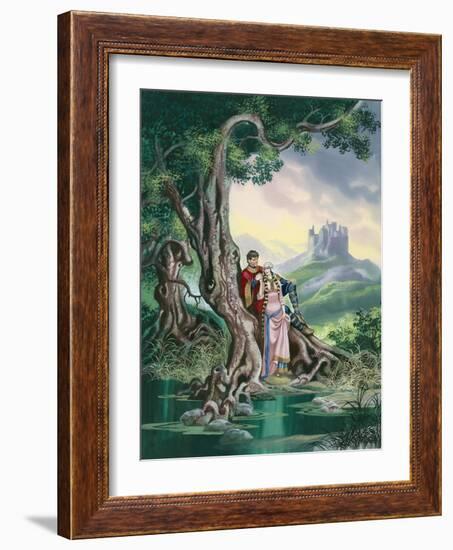 Tristan and Isolde-Ron Embleton-Framed Giclee Print