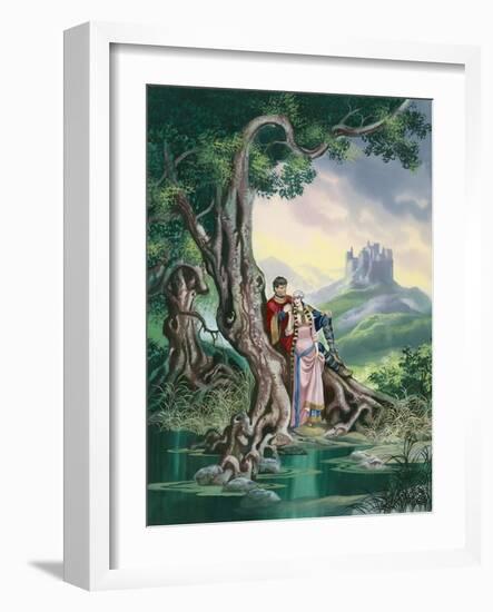 Tristan and Isolde-Ron Embleton-Framed Giclee Print