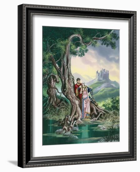 Tristan and Isolde-Ron Embleton-Framed Giclee Print