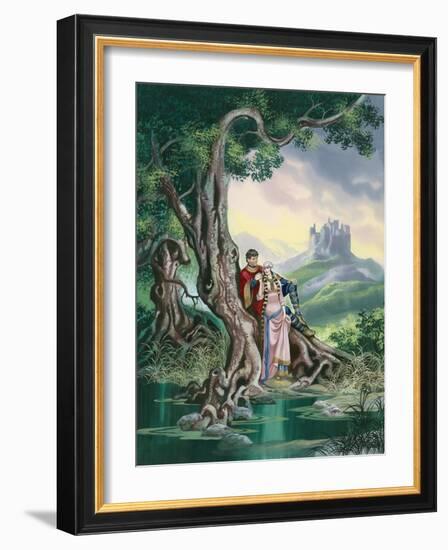 Tristan and Isolde-Ron Embleton-Framed Giclee Print