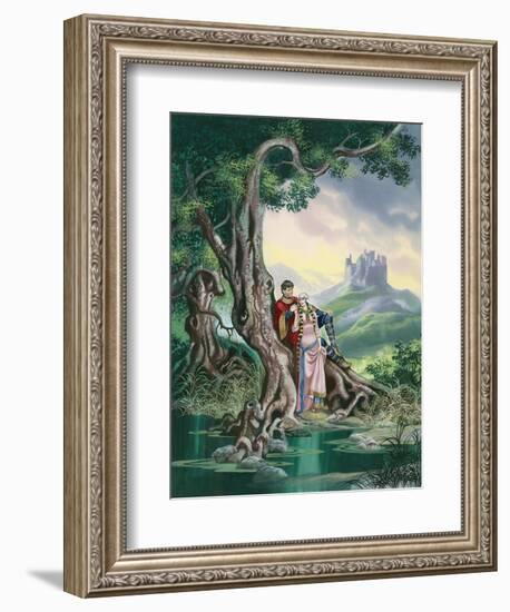 Tristan and Isolde-Ron Embleton-Framed Giclee Print