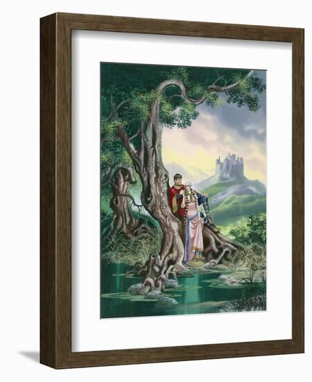 Tristan and Isolde-Ron Embleton-Framed Giclee Print