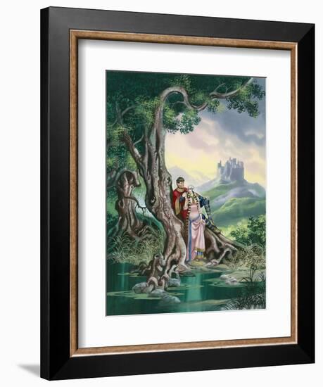 Tristan and Isolde-Ron Embleton-Framed Giclee Print