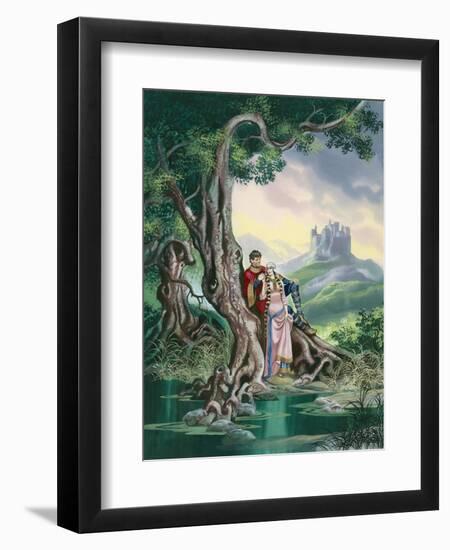 Tristan and Isolde-Ron Embleton-Framed Giclee Print