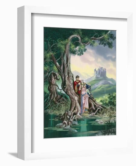 Tristan and Isolde-Ron Embleton-Framed Giclee Print