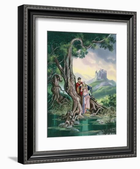 Tristan and Isolde-Ron Embleton-Framed Giclee Print