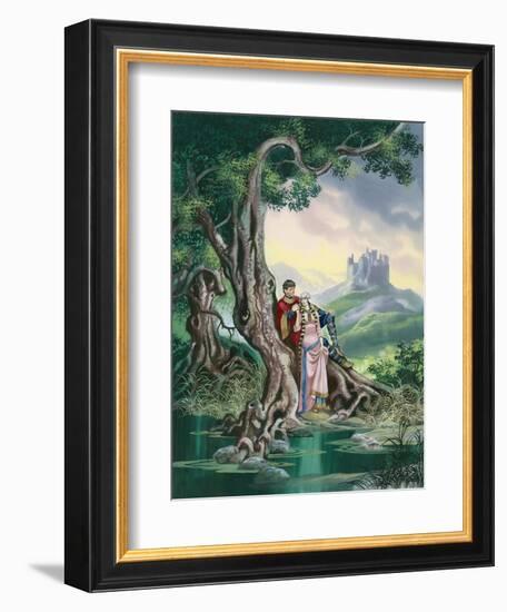 Tristan and Isolde-Ron Embleton-Framed Giclee Print