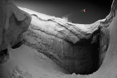 Night Powder turns with Adrien Coirier-Tristan Shu-Photographic Print