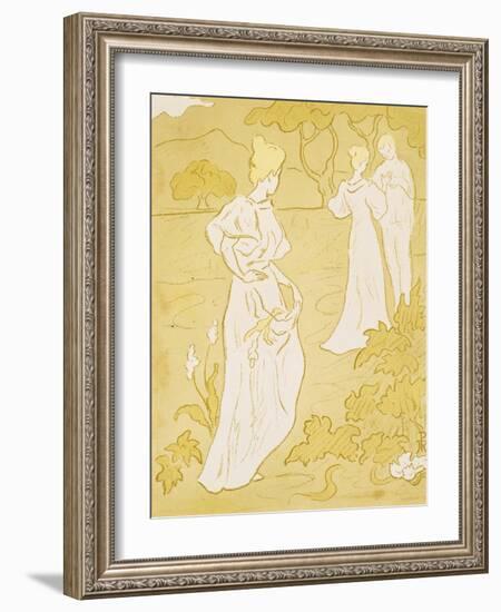 Tristesse (Sadness), 1896 (Lithograph in Colours)-Paul Ranson-Framed Giclee Print